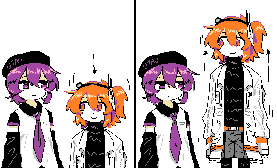 i like to think that rei's height is adjustable