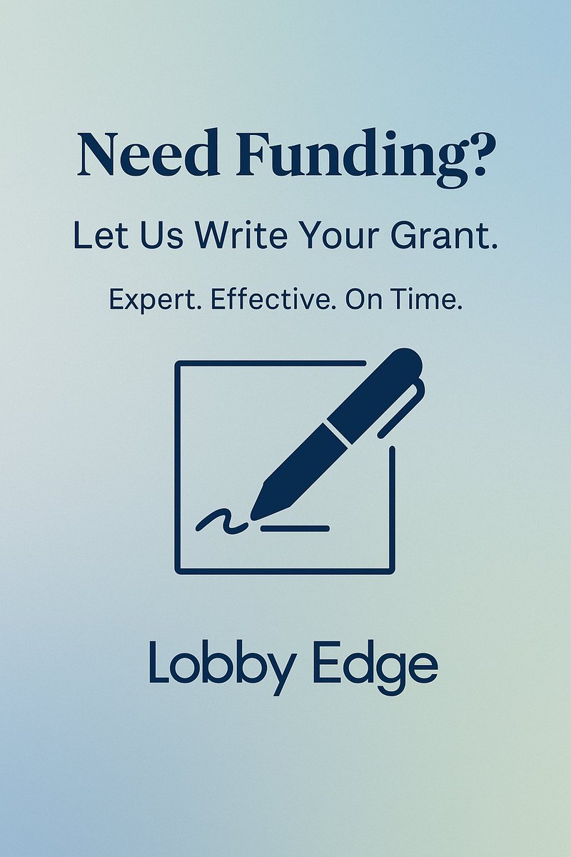 Ready to secure funding for your next big idea? Lobby Edge offers personalized grant writing services for nonprofits and changemakers. Book your free consult today! #womeninbusiness #womenempowerment 3grant