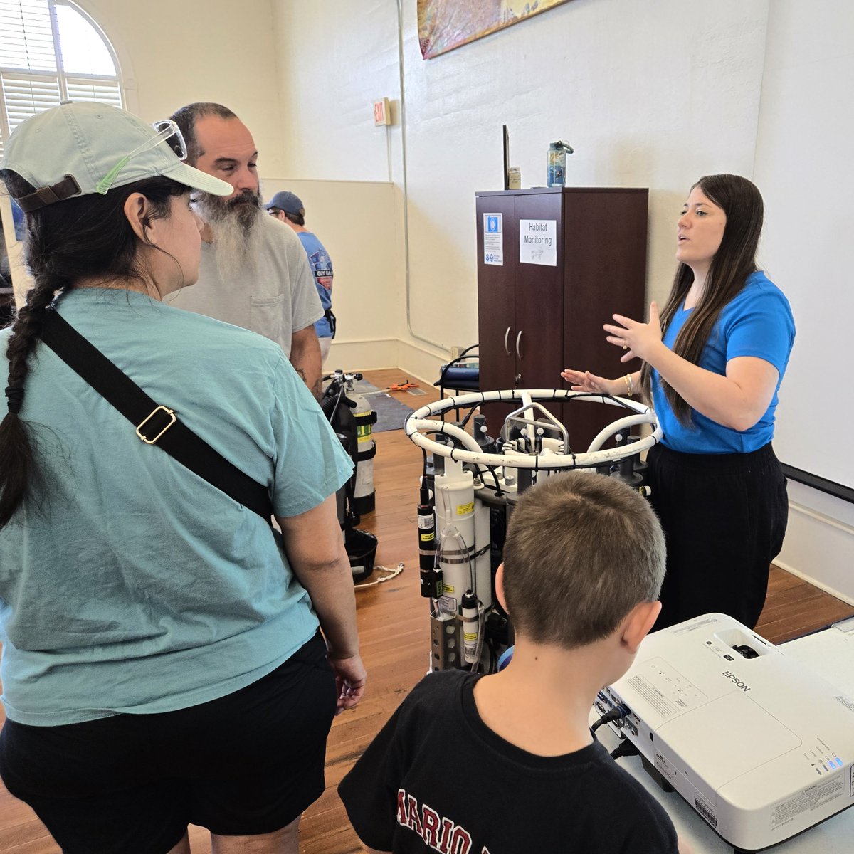 FGBNMS's tweet photo. Over 250 people visited our Open House on Saturday! It was a pleasure to share so much about @FGBNMS with so many interested people. #GetIntoYourSanctuary #ROV #ReefMonitoring
A big thank you to our many volunteers, as well. We couldn't have done this without you! #Volunteers https://t.co/C6O6G22lJe