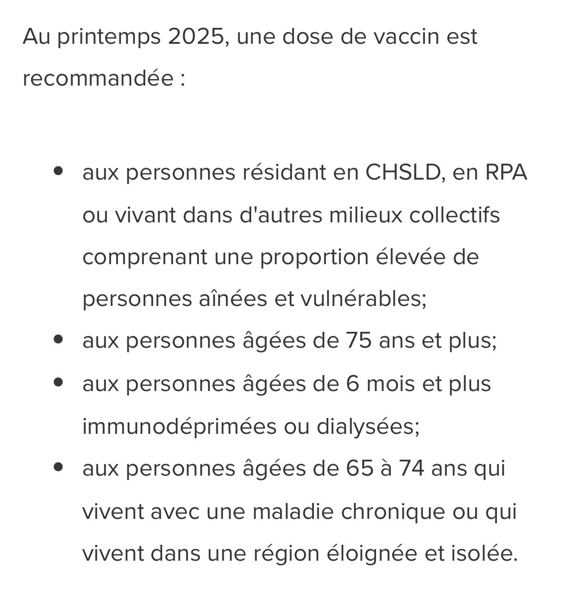 LussiD's tweet image. La campagne printanière de vaccination contre la COVID débute aujourd’hui.
Les personnes faisant partie d’un groupe cible peuvent prendre RV sur Clic-Santé