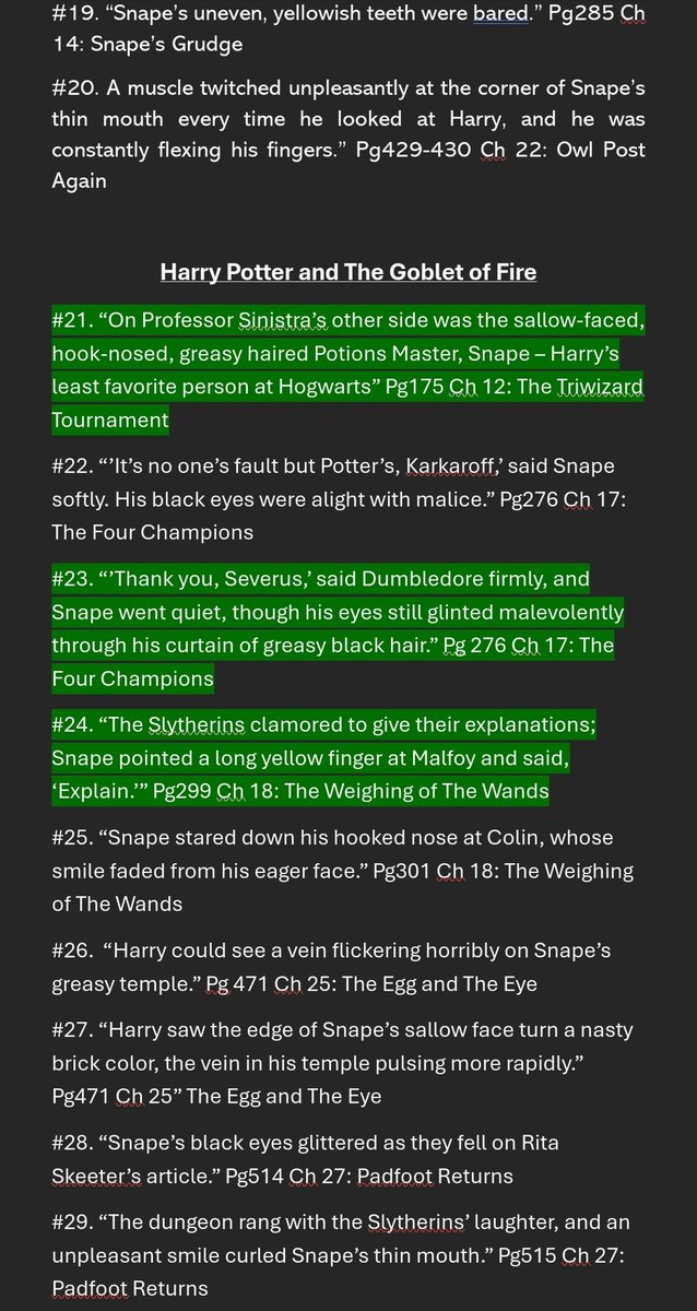CraftyDemon88's tweet image. This is a dei Hire and a blatant lie to the fans. Snape is not black and here is all the proof you need that he isnt. @HBO @wbd @StreamOnMax Part 1