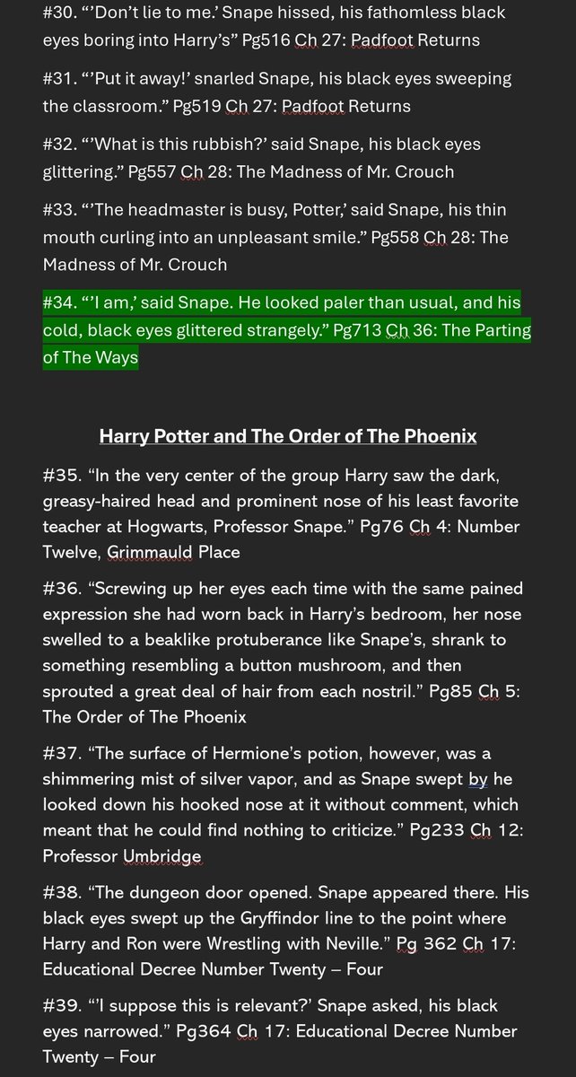 CraftyDemon88's tweet image. This is a dei Hire and a blatant lie to the fans. Snape is not black and here is all the proof you need that he isnt. @HBO @wbd @StreamOnMax Part 1