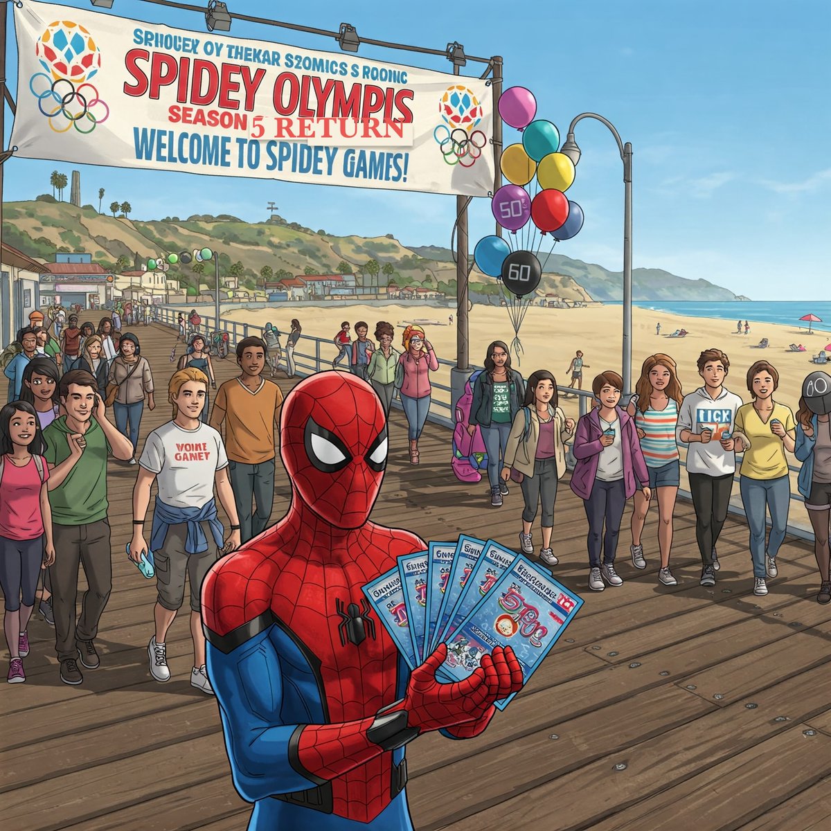 SpideyLAFriend's tweet photo. Spidey is BACK for Season 5! ๐ท๏ธ Catch us LIVE this Wednesday the 16th at 2:00PM for the Spidey Olympicsโ10 days of non-stop Spidey Games! ๐
๐ฅ Let the games begin! #SpideyIsBack #SpideyGames #KickLive @StakeEddie @Svntvmvriv @kick @PaulieKick @KickCommunity #WEBACKBABY https://t.co/PblrqYqkZQ