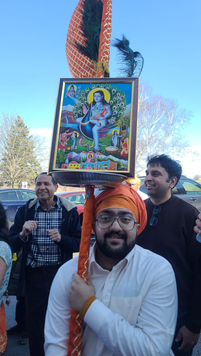 HinduSamajTempl's tweet photo. Hindu Samaj Temple extends thanks to all devotees,volunteers &amp; sponsors for their participation &amp; dedication to make "Baba Balak Nath Ji ka Chaala" a successful devotional event. Devotees chanted Baba ji's bhajans &amp; danced in excitement and enthusiasm. Jai Baba Balak Nath ji 🙏 https://t.co/5BJDqubDnw