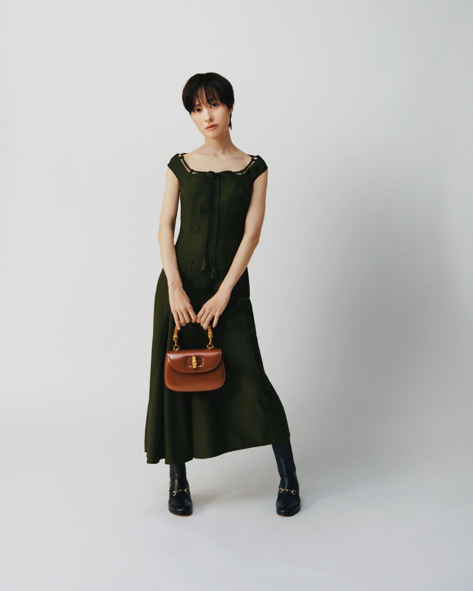 oricon's tweet photo. 戸田恵梨香
グッチのブランドアンバサダー就任
ショートヘア＆超ミニ丈のビジュアル公開
https://t.co/AOlstrnYae

#戸田恵梨香 https://t.co/9UtNOyo7TV