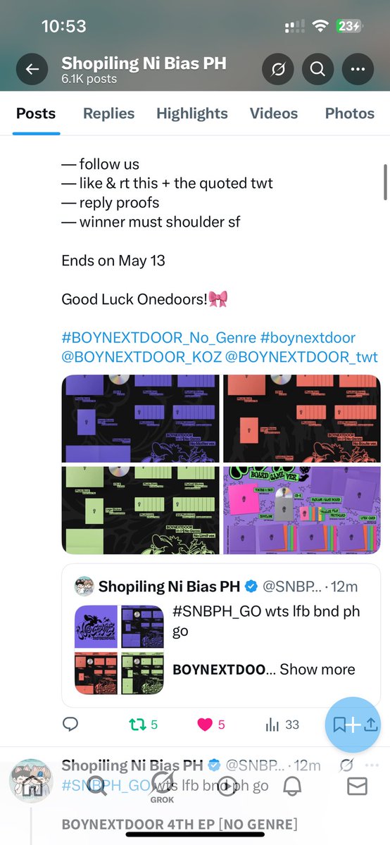 addcheucart's tweet photo. @SNBPH_ @BOYNEXTDOOR_KOZ @BOYNEXTDOOR_twt thank you po https://t.co/kc8fPtMnUo