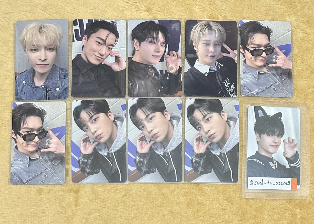 VM1995DA's tweet photo. wtsateez / lfb / nft / ateez fromm photocards 
❗️only set
price : $72
price in USD(include fee)+shipping
on hand 
based in Asia
Paypal （G&amp;S)
Go welcome, WW friendly 
DM for details
#wtsateez #wtsatz 
#hongjoong #seonghwa #yunho #yeosang #san #mingi #wooyoung #jongho https://t.co/aINHz2yndC