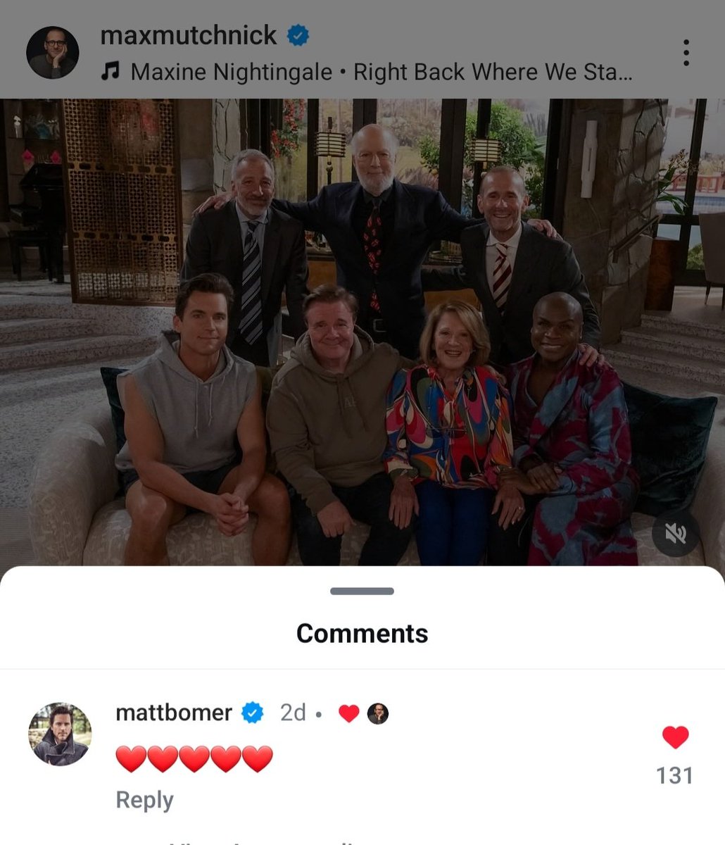 alyne_MB's tweet photo. Matt: ❤️❤️❤️❤️❤️
#MattBomer #MaxMutchnick #MidCenturyModern family 🥰 https://t.co/DMG5P2Lz76