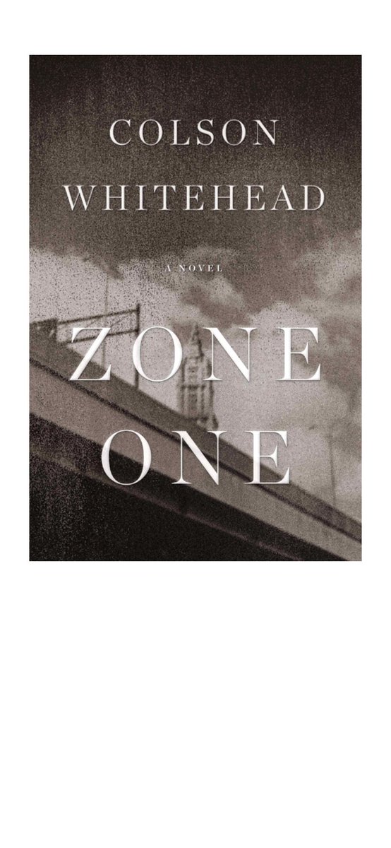 abbeylbarn's tweet image. Now reading #ZoneOne by #ColsonWhitehead