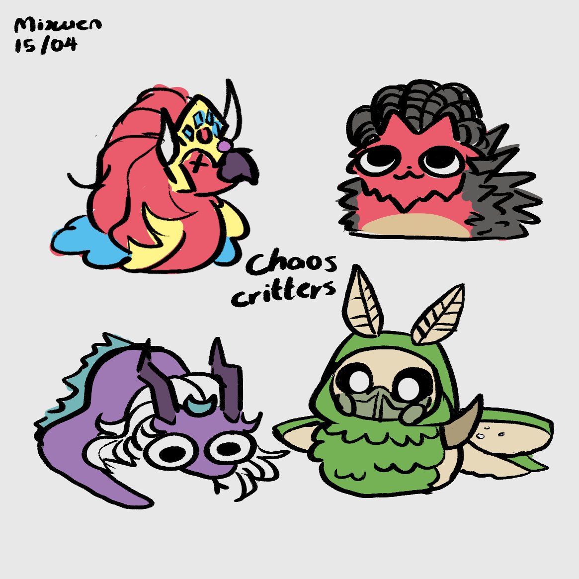 mixuen_chan's tweet photo. Daemon primarchs but they are critters in loaves

(Angron is a hedgehog) https://t.co/q7UkvejhdO