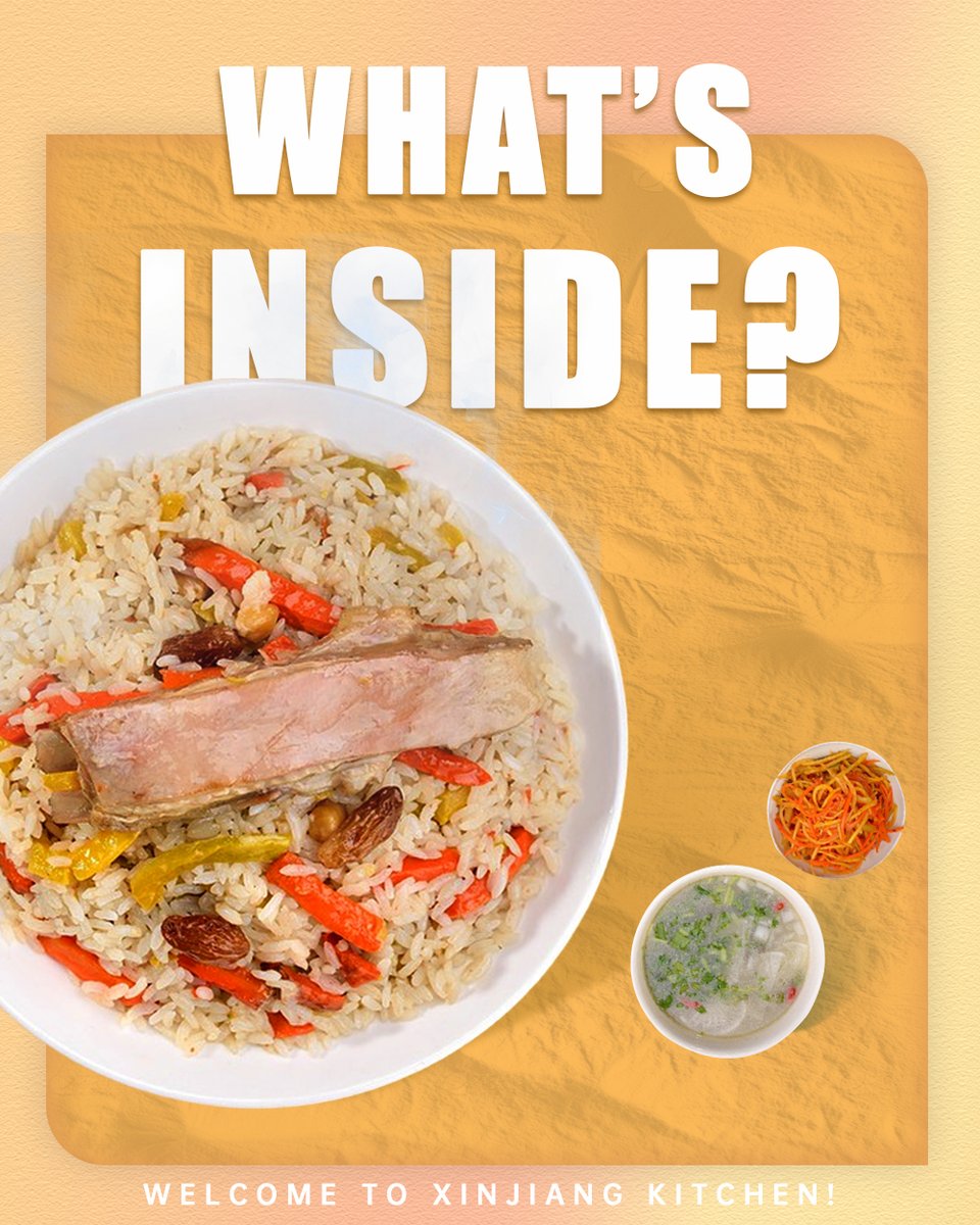 Don’t be fooled by its simple appearance! This Palif dish is tender and flavorful, with the perfect balance of salty and sweet, making it a staple on every Xinjiang table. What ingredients come together to create this delicious taste? Leave your guess in the comments!
#WelcometoXinjiangKitchen #visitxinjiang #xinjiangisaniceplace #thisisxinjiang #xinjiangstyle #xinjiangportrait #explorexinjiang #travelinxinjiang #xinjianglife #china #xintaste #xinjiangdelicacy #xinjiangspeciality #chinesefood #theimaged #photography