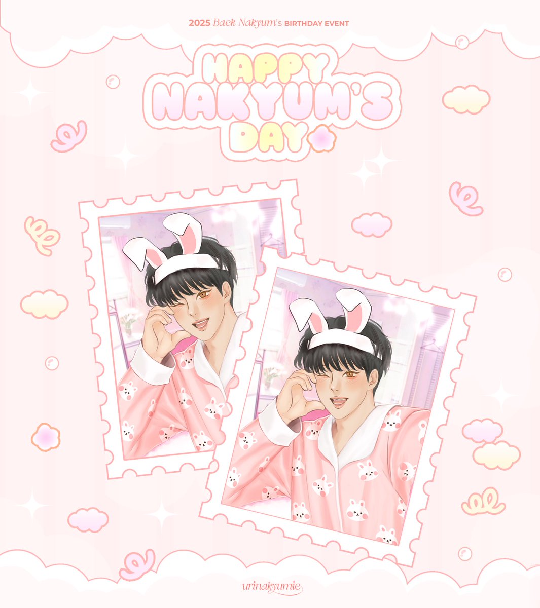urinakyumie's tweet photo. 𝟐𝟎𝟐𝟓 𝐁𝐚𝐞𝐤 𝐍𝐚𝐤𝐲𝐮𝐦’𝐬 𝐁𝐢𝐫𝐭𝐡𝐝𝐚𝐲 𝐏𝐡𝐨𝐭𝐨𝐛𝐨𝐨𝐭𝐡 𝐄𝐯𝐞𝐧𝐭 🐰🇻🇳

📍Các cơ sở của Saycheese
🗓️25.04.18~04.21 

Đừng quên đăng feedback lên IG/X và tag @urinakyumie nha ~ 

#0420_HAPPY_NAKYUMDAY
#0420_나겸아_생일_축하해 
#夜画帳 #야화첩 #PainterOfTheNight https://t.co/fAWqyjt8ZA