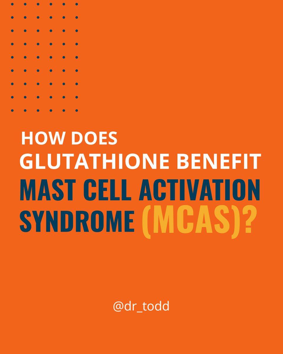 Mast cells are hypersensitive immune cells that release histamine and other  inflammatory mediatorsoften in response to oxidative stress, environmental  toxins, and immune imbalance. Many patients with #MCAS have low levels of  glutathione.