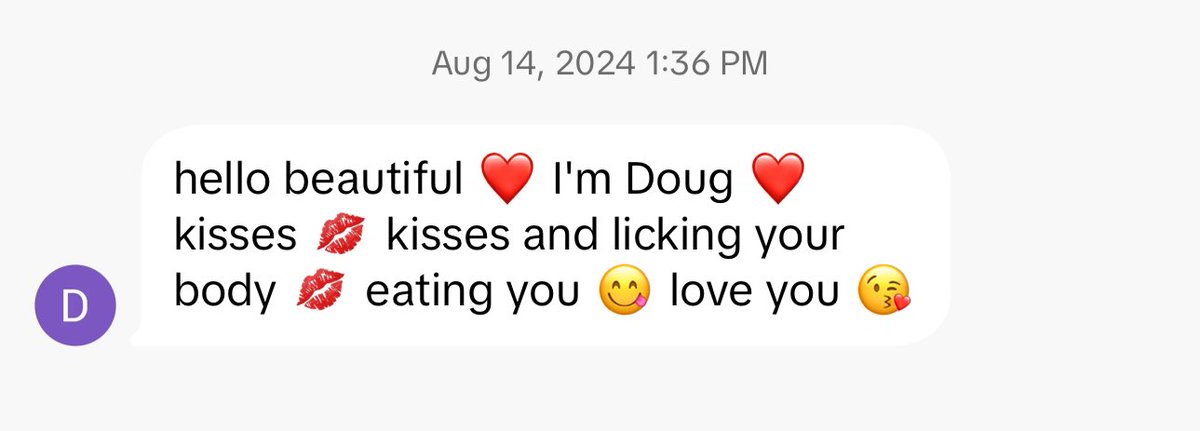this tiktok dm i got once is so fucking funny