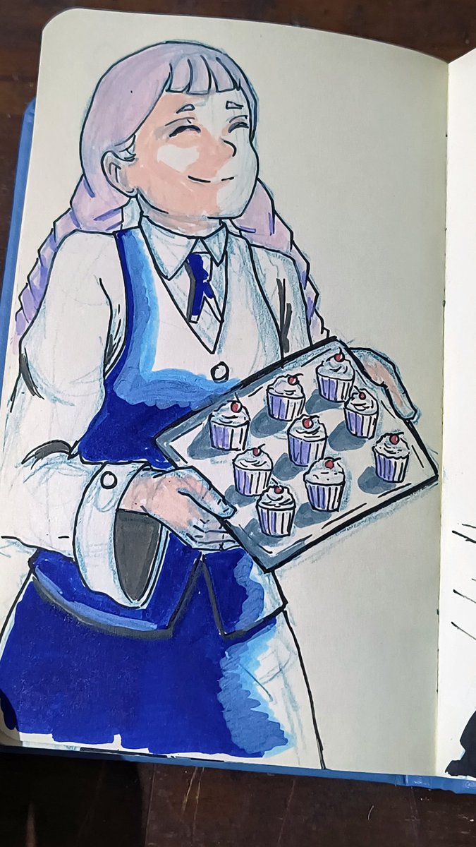 bocetoverse's tweet photo. Creo que nunca había dibujado a Jasminka 🤔 
#LWApril
#LWA https://t.co/mlFO0QYc8p