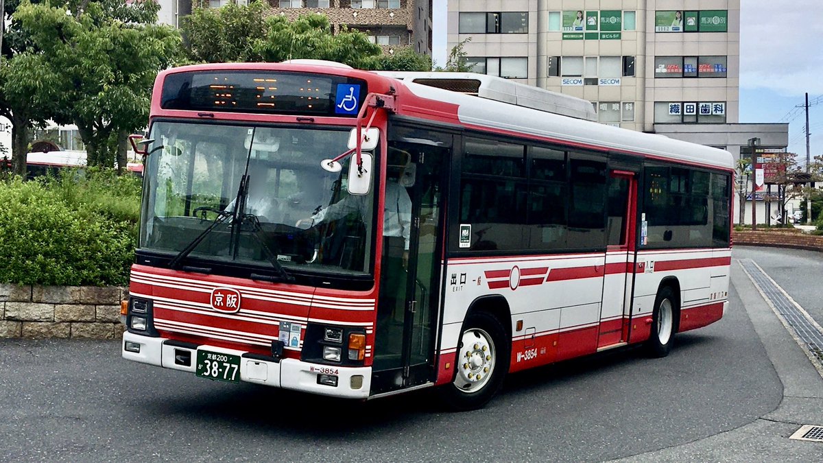 4/15 京阪バス W-3854 PJ-KV234N1・2005年式 2021年9月撮影（再掲