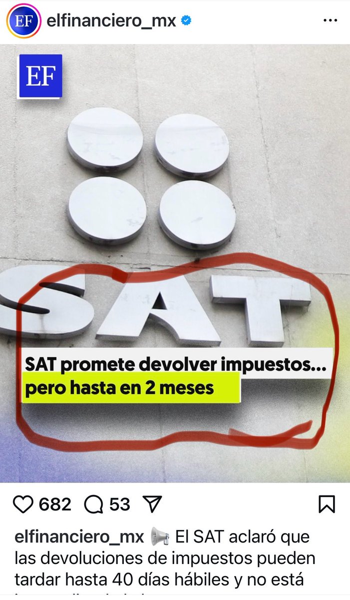 mario_dico50's tweet photo. 🔴 Lo dicho ! ⁦El ⁦@SATMX⁩ acepta que tardaran hasta 2 meses las devoluciones ! NO tienen dinero o lo están juntando ; o al menos que falta de transparencia ! https://t.co/qc0IVKDmlh