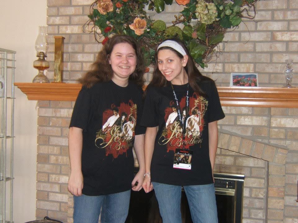 pshhh rach (@omjitsrachel) on Twitter photo Got my vintage 2008 shirt today! So happy because my original (left) is so worn out <a href="/jonasbrothers/">Jonas Brothers</a> also included is a vintage pic from the day after the concert in 2008 😭🤣 Got my vintage 2008 shirt today! So happy because my original (left) is so worn out <a href="/jonasbrothers/">Jonas Brothers</a> also included is a vintage pic from the day after the concert in 2008 😭🤣