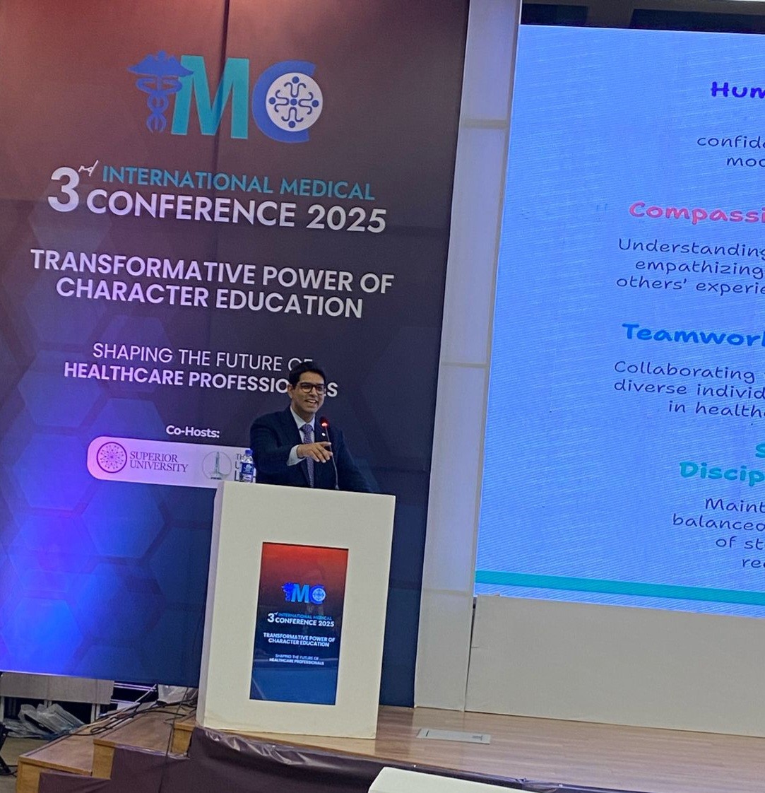 AdilHaiderMD's tweet image. Thanku to the Association of Private Medical & Dental Institutions for inviting me to speak on the theme of character development. I shared our strategies for building leadership potential in our students; the robustness of our student societies is 1 example of that! #leadership