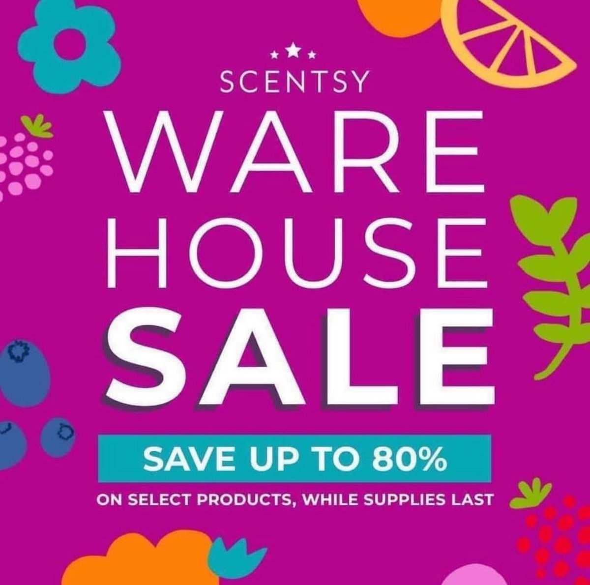🌷Scentsy Spring FLASH SALE! Up to 80% off!🦋

🗓️Tuesday, April 15th

 🕰️ 10am PT

🚨Great deals, you don’t want to miss!! Set a reminder alarm!🚨

⭐️Shop Warehouse Sale at 10am PT here➡️

jojojensens.scentsy.us/shop/c/4470/sp…

#sale #shop #deals #clearance #fragrance #homedecor