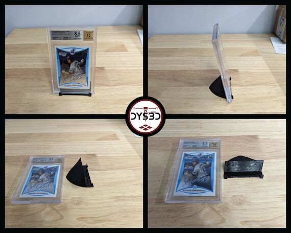 DYS3DPrints's tweet image. New item just hit the shop! Solid Card Stand for Trading, Graded, Sports and Pokemon Cards by DYS3D