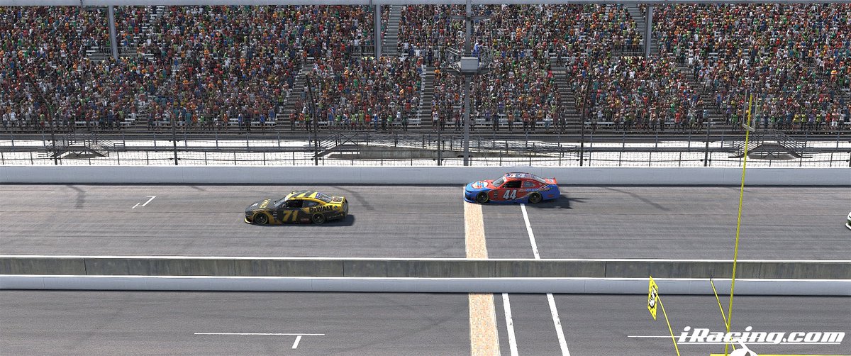 Finished the night with a top 10 finish in <a href="/IntegrityRL/">Integrity Racing League</a>. Ran in second most of the race and was able to get a good chunk of stage points. Unfortunately, an untimely caution shook up strategy with some electing to stretch it on fuel, which cost me some spots.