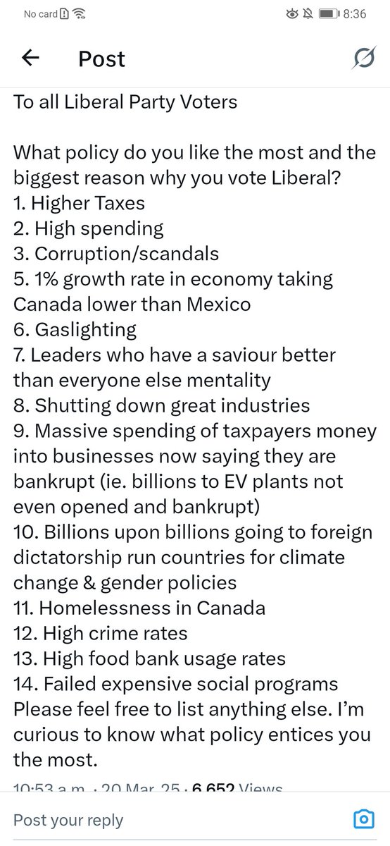 MrZylch's tweet photo. @blackwidow_94 @KatieHeave74875 @MarkJCarney How about you, @blackwidow_94? What's your favorite part about the Liberals that earned your vote? You really like the idea of keeping a *proven* corrupt government in power? https://t.co/dHZQQkeHLJ