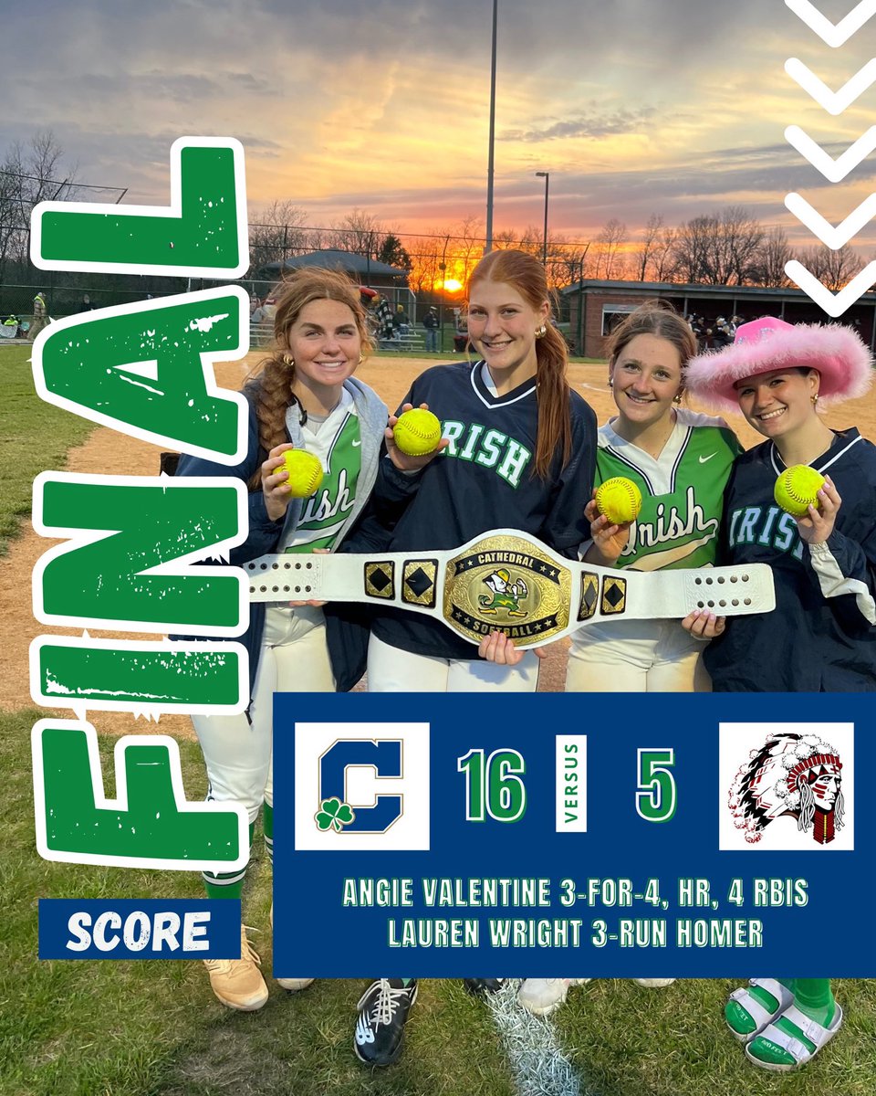 Cathedral Softball (@cathedralsoftb1) on Twitter photo Unreal…Irish go back-to-back-to-back HRs in the 4th by <a href="/_angela3_3/">Angela Valentine</a> <a href="/MaddieLiter/">Maddie_Liter</a> <a href="/sidneyfeczko/">sidney feczko</a> and <a href="/laurenwright_25/">Lauren Wright</a> caps off the night with a 3-run homer in the 7th💣💣💣💣 Unreal…Irish go back-to-back-to-back HRs in the 4th by <a href="/_angela3_3/">Angela Valentine</a> <a href="/MaddieLiter/">Maddie_Liter</a> <a href="/sidneyfeczko/">sidney feczko</a> and <a href="/laurenwright_25/">Lauren Wright</a> caps off the night with a 3-run homer in the 7th💣💣💣💣
