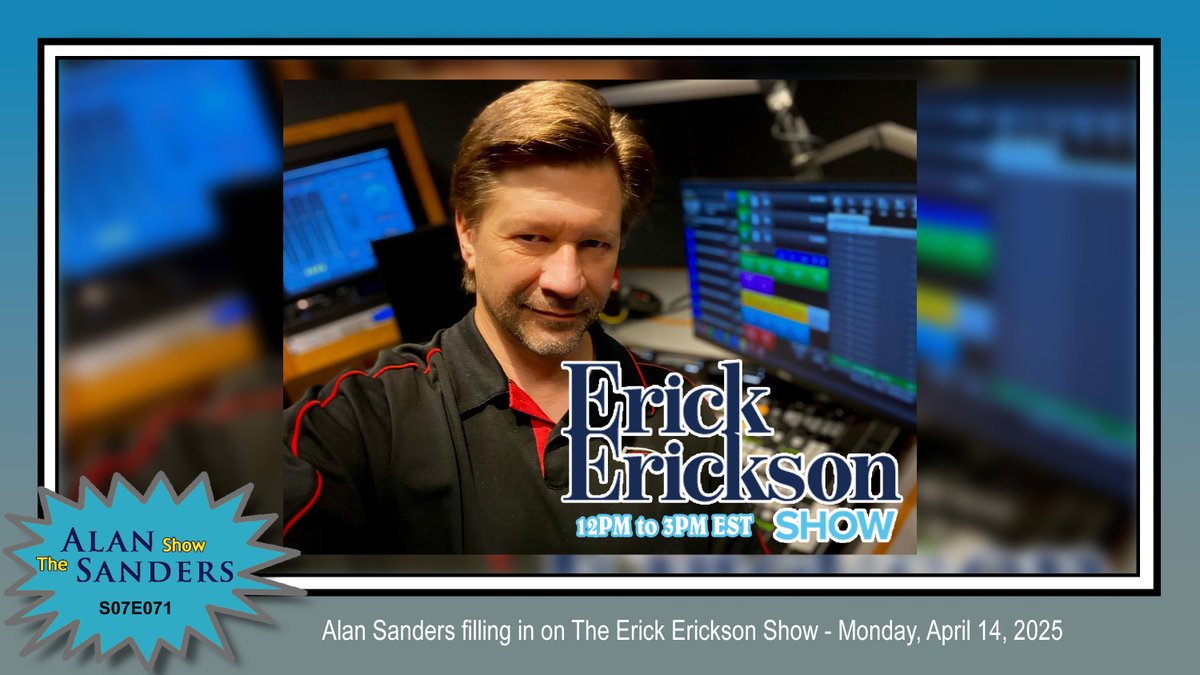 ICYMI: Here is today's Erick Erickson Show with yours truly filling-in on the program. I took out all of the commercials and news breaks to give you just the content, with some of my favorite music bumps along the way. 

open.spotify.com/episode/4nKhuG…