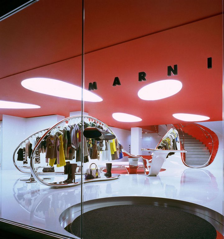 venusianruby's tweet photo. marni flagship store by sybarite, london https://t.co/949XS6q8QX