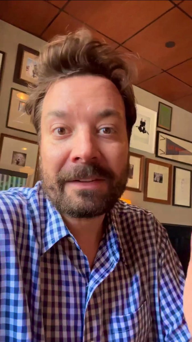 FallonAtHome's tweet photo. #jimmyfallon #fuzzyfallon https://t.co/HSmRIqV3nG