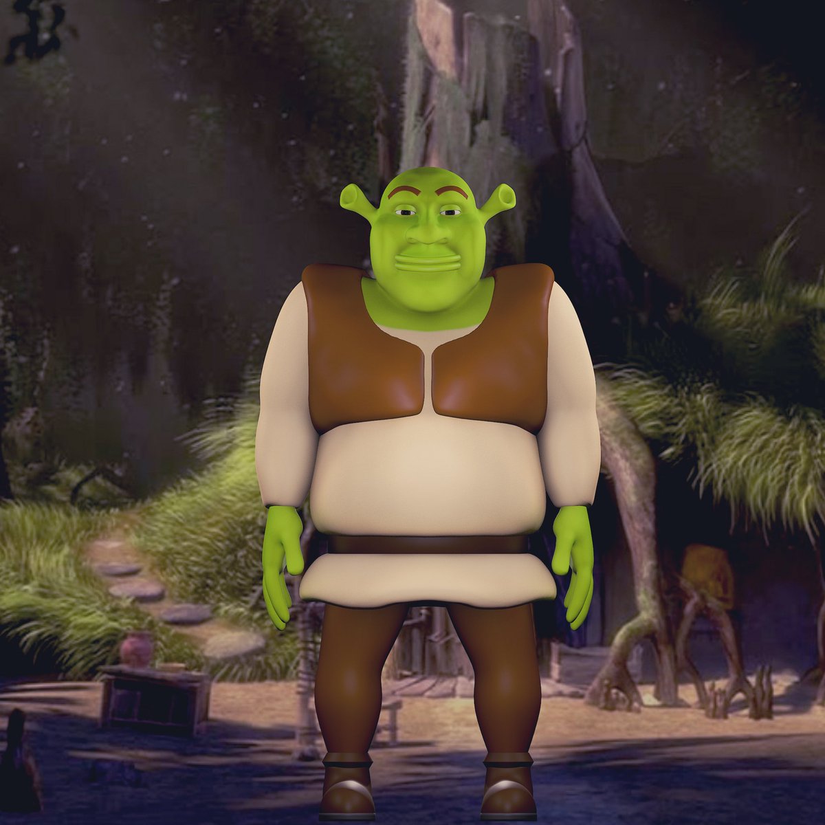 UnrealVisionz_'s tweet photo. Made a 3D model of Shrek.

@Dreamworks @Shrek 

Free download in my bio.

#Shrek #3DModel #FanArt #FreeDownload #FanArt3D #DigitalArt #3d #3dmodeling #3DPrinting #3dprint #3DPrinter #render #rendering #sculpt #nomadsculpt https://t.co/E0mNaOR96n
