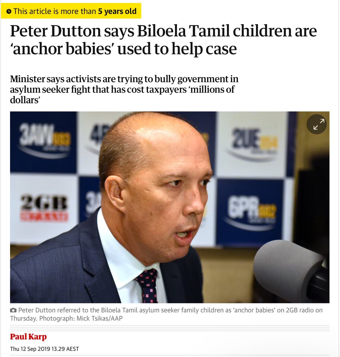 Kon__K's tweet photo. I’ll never forgive or forget Peter Dutton dehumanising these beautiful children, Kopika who was aged 4 at the time and Tharunicaa, 2 at the time when he said this. This is who he is, there is no depth Dutton will not sink to in his pursuit of power. https://t.co/moJnVA7g4x
