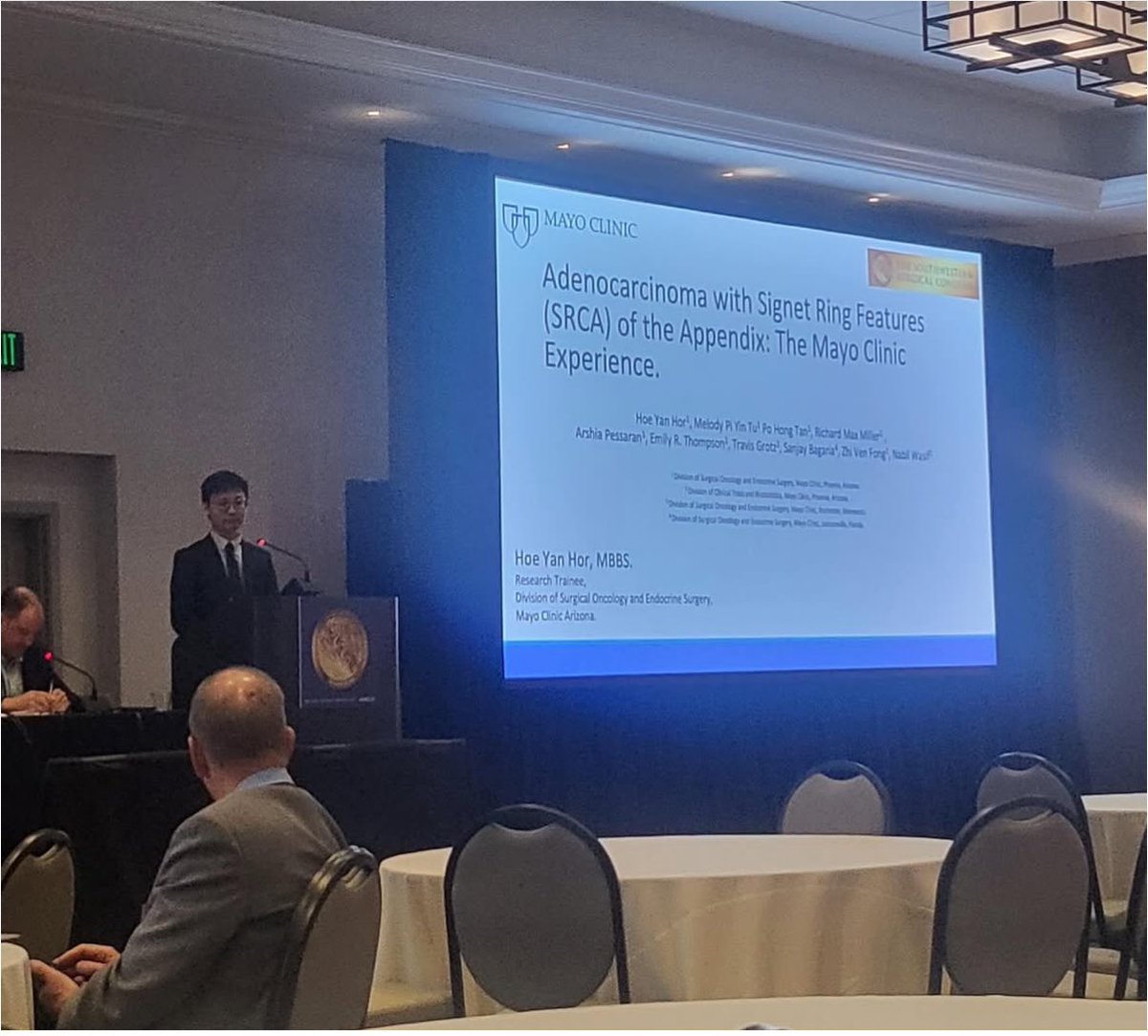 Mayo Clinic AZ Department of Surgery (@mayoazsurg) on Twitter photo Last week, <a href="/MayoAZSurg/">Mayo Clinic AZ Department of Surgery</a> had great representation at <a href="/SWSCongress/">SWSC</a>.
<a href="/egbert_lena/">Lena Egbert</a> (PI: #BarbPockaj) had an oral presentation on trends & outcomes in axillary management of breast cancer in the elderly, which also won 1st place at <a href="/MayoClinic/">Mayo Clinic</a>’s 26th Annual Academic Excellence Day! Last week, <a href="/MayoAZSurg/">Mayo Clinic AZ Department of Surgery</a> had great representation at <a href="/SWSCongress/">SWSC</a>.
<a href="/egbert_lena/">Lena Egbert</a> (PI: #BarbPockaj) had an oral presentation on trends & outcomes in axillary management of breast cancer in the elderly, which also won 1st place at <a href="/MayoClinic/">Mayo Clinic</a>’s 26th Annual Academic Excellence Day!