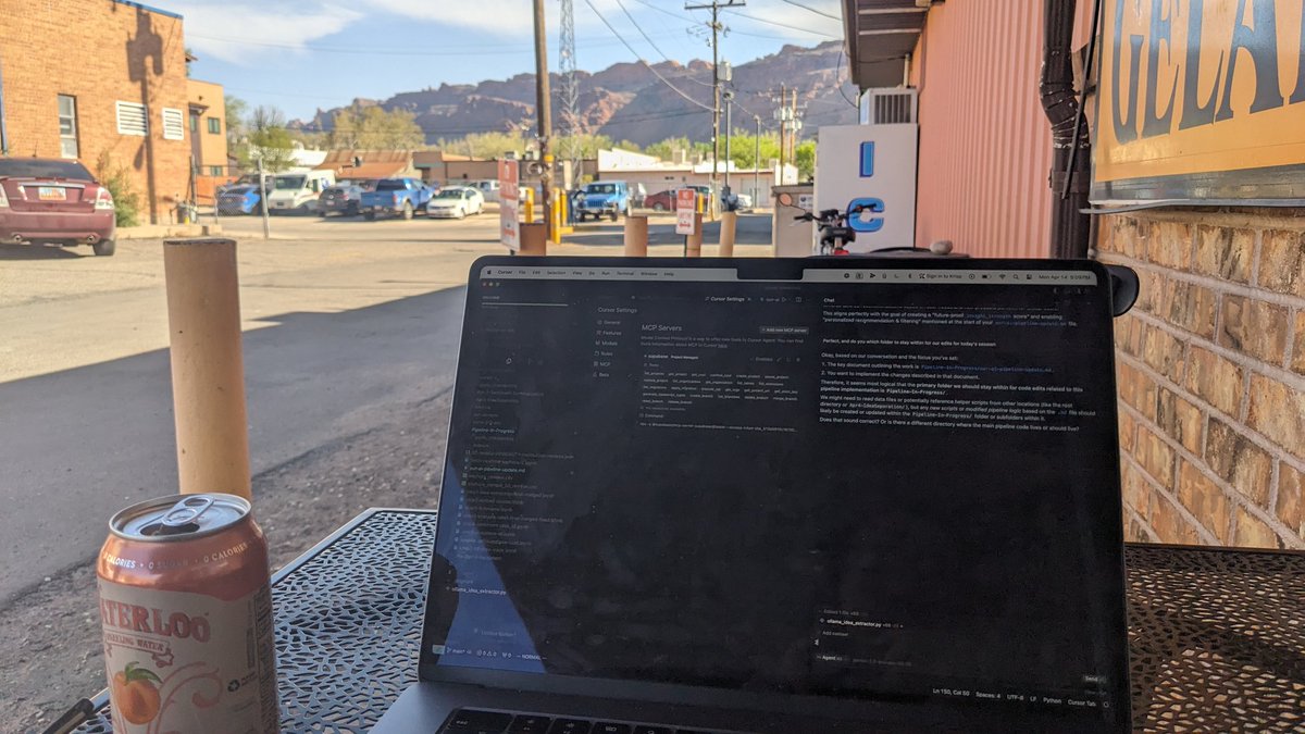 E11: building out of Moab.

Magical place. Also found the most lit food here.

Getting the data processing prod ready today and refining it towards the user's individual situations.