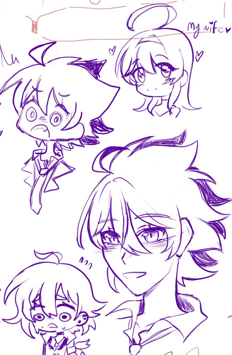 kaze_aira's tweet photo. hybe (ft my wife and Luka) from oomf's drawpile :D https://t.co/TSTXWsmXCo