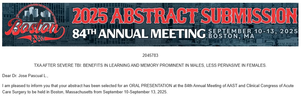 Patricia Santos Carlin, MD (@patyscarlin) on Twitter photo Very excited to share that my latest project was accepted for an oral presentation at the prestigious <a href="/traumadoctors/">AAST</a> conference 2025. I feel honored for this great opportunity and very grateful for my amazing mentors <a href="/JPascual2016/">Jose Pascual</a> <a href="/garybassmd/">Gary Alan Bass</a> Very excited to share that my latest project was accepted for an oral presentation at the prestigious <a href="/traumadoctors/">AAST</a> conference 2025. I feel honored for this great opportunity and very grateful for my amazing mentors <a href="/JPascual2016/">Jose Pascual</a> <a href="/garybassmd/">Gary Alan Bass</a>