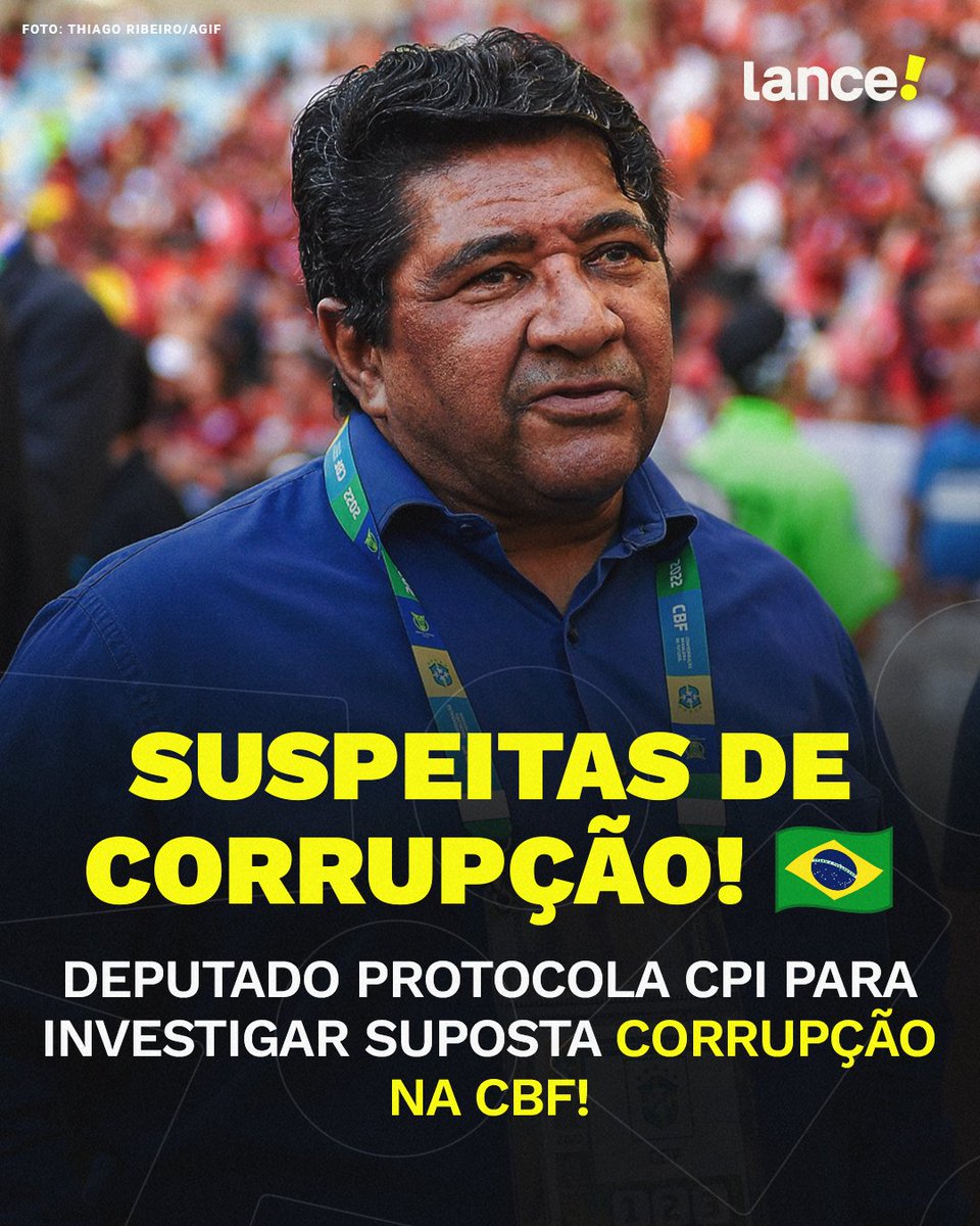lancenet's tweet photo. ⚠️⚽️🇧🇷 A proposta, de autoria do deputado Coronel Meira (PL-PE), visa investigar denúncias sobre o mal uso dos recursos da entidade e a "estruturação de redes de influência política" em benefício do presidente Ednaldo Pereira Rodrigues.

📲 Confira mais detalhes pelo link! 👉https://t.co/2eCOb2TwEw

#FutebolBrasileiro #CBF #EdnaldoRodrigues