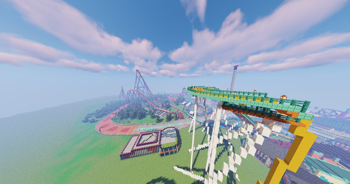 Opening July 18th at 5pm CST! A whole new amusement park, featuring 12 rides! IP:  play.hericanresort.us VER: 1.20.4
#themeparkhistory #cedarpoint #Minecraft #Disney #GamingCommunity #EpicUniverse #WaltDisneyWorld #kingsisland #UniversalUK