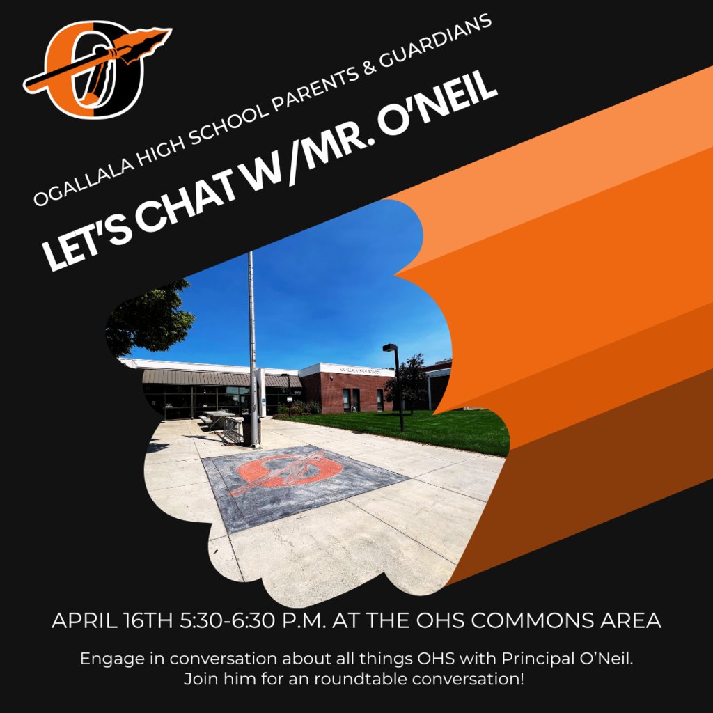 🔶◆Join Mr. O'Neill for a roundtable conversation about all things OHS-related!◆🔶

The final roundtable will take place on April 16th from 5:30-6:30 at the OHS Commons Area. We hope to see our OHS stakeholders there!

#CultureOfConfidence