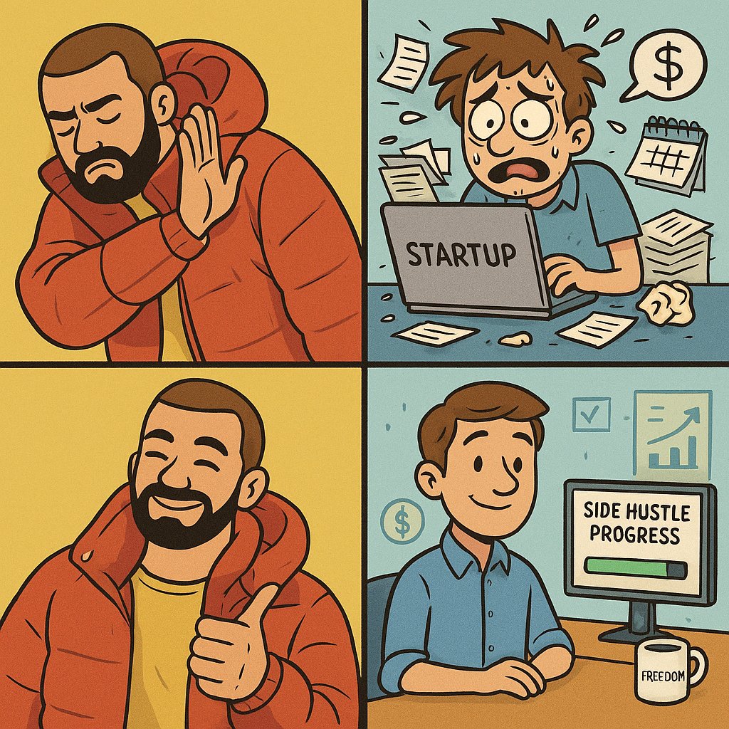 NumberRunnr's tweet image. money twitter will hate this because if you don't own a lambo by 21 you are a fucking LOSER

but here’s the truth

you should work a 9–5 if you want to become a successful entrepreneur

most preach skipping the job and going straight to “building”

working a job forces friction…