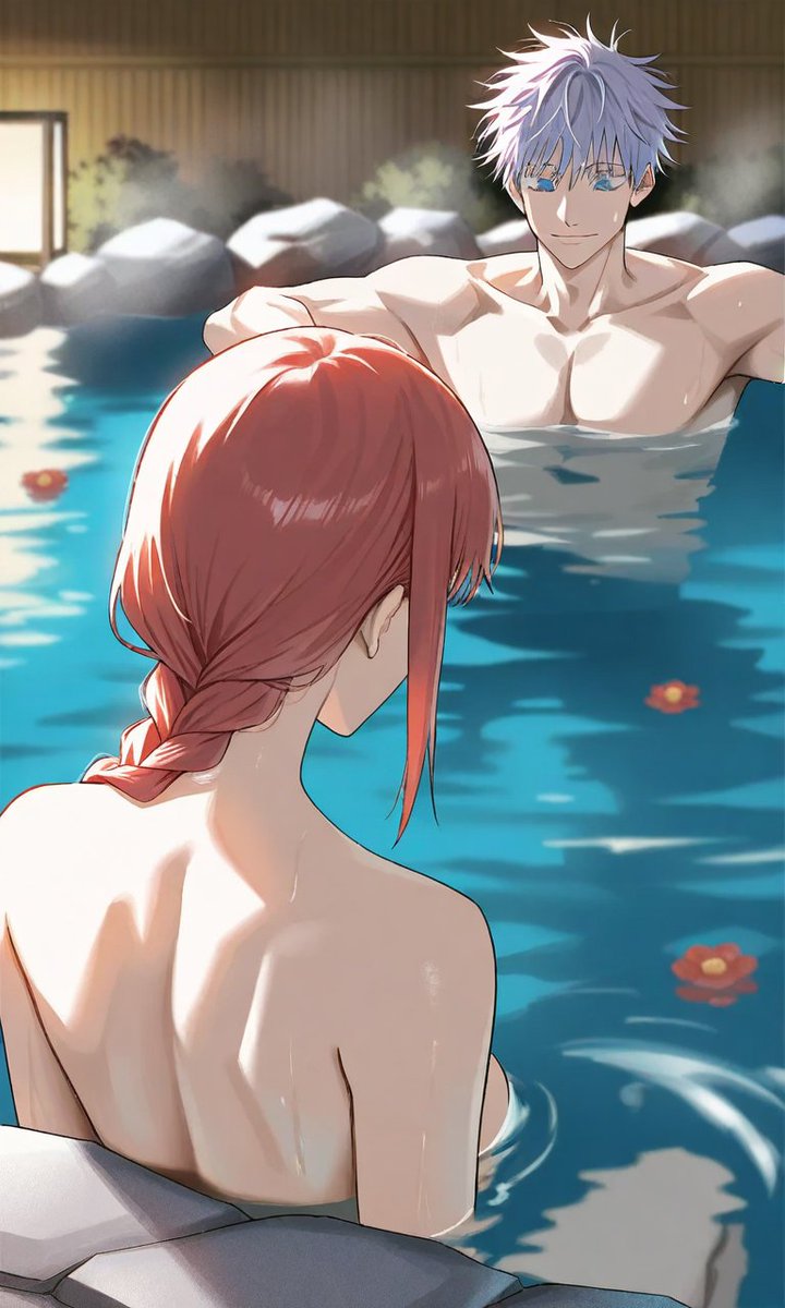 Let's relax after a long day <a href="/GojoExorcist/">Satoru Gojo</a>