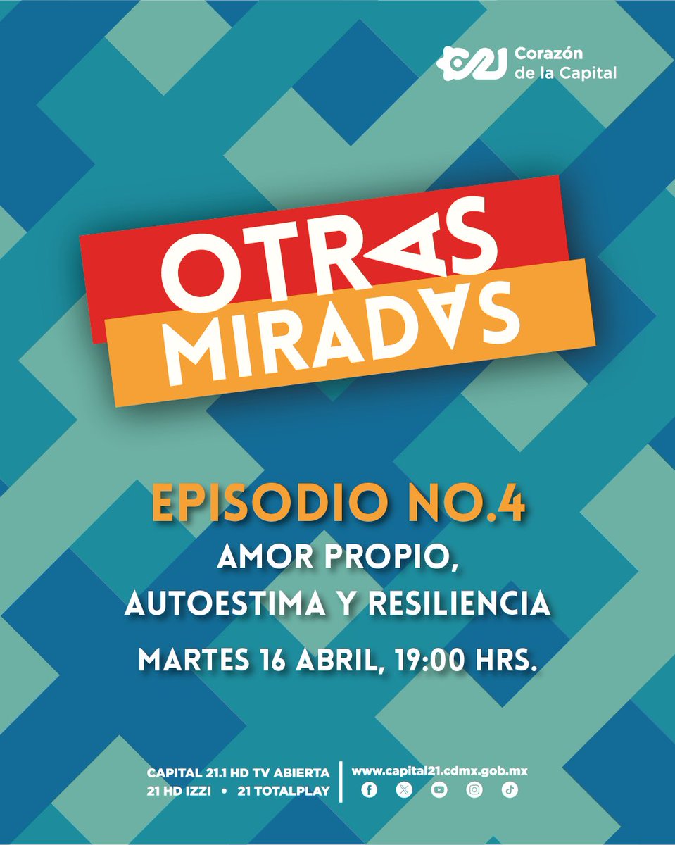 Hay que volver a mirarnos con dulzura; abrazarnos, escucharnos… y ofrecer esos espejos a nuestras infancias para criar niñas y niños más felices a través del #AmorPropio

🩵 Mañana no te pierdas el nuevo episodio de #OtrasMiradas con <a href="/olivelasco/">Olimpia Velasco</a>
Nos acompañan: <a href="/laleonaconchi/">Conchi León</a>,