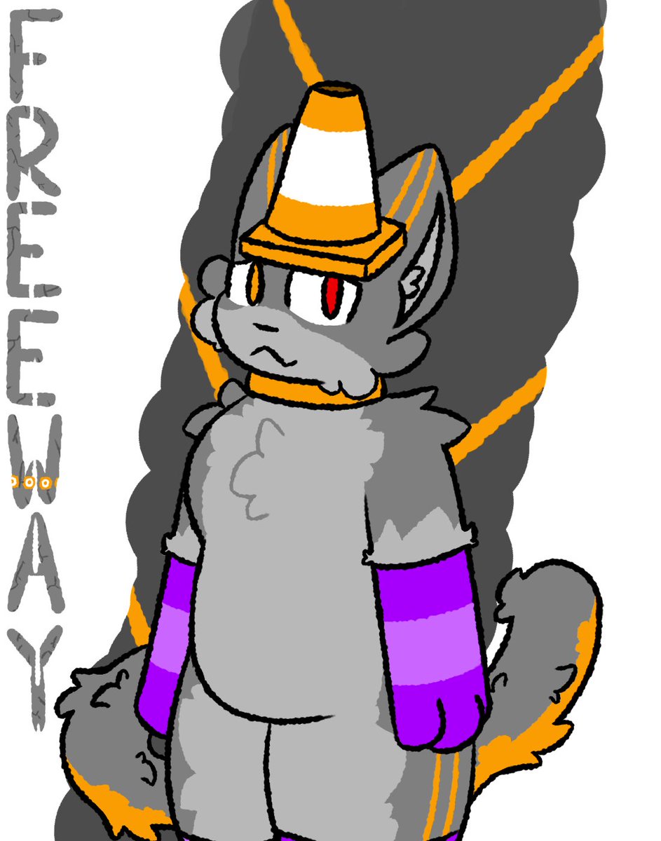 FreewayDD's tweet image. Art made by Generous over on discord! :3 I love it!!