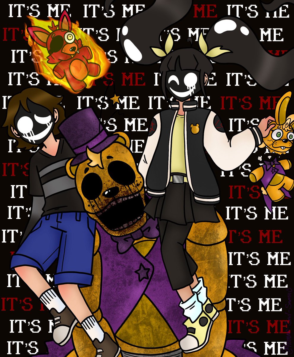 HumanSoulSama's tweet photo. -The enemy of my enemy is my friend 😈-
#fnafcassidy #thecryingchild #goldenfreddy #fnaf #fivenightsatfreddys #foxyfnaf #springbonnie #myfnafau https://t.co/HQo4YttSLk