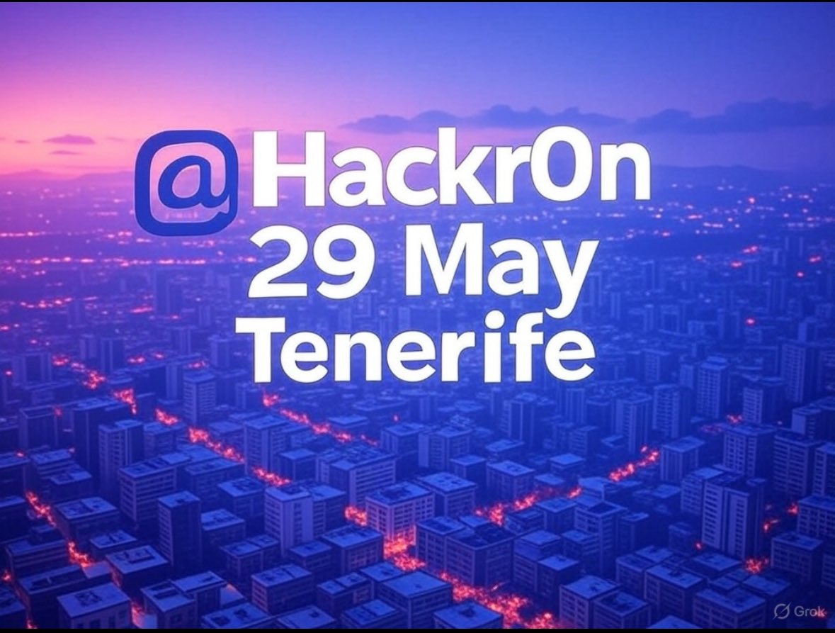 Hackr0n's tweet photo. Defiende, ataca, aprende.

Abiertos a soñar contigo el 29 de Mayo en #Santacruzdetenerife 💕

Entradas: https://t.co/FGqNle28T3 https://t.co/TYx8DDYzfy