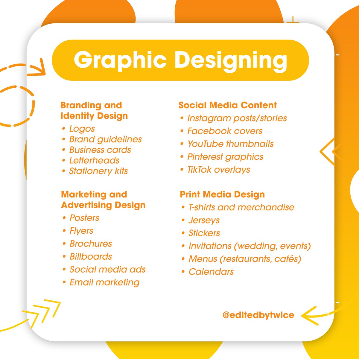 editedbytwice's tweet photo. Transforming ideas into visuals that stand out.
Offering pro graphic design &amp; photo manipulation: logos, flyers, social media, packaging &amp; more.
📩 DM for commissions — limited slots!
#GraphicDesign #PhotoManipulation #CommissionOpen https://t.co/xdagHyZ2f5