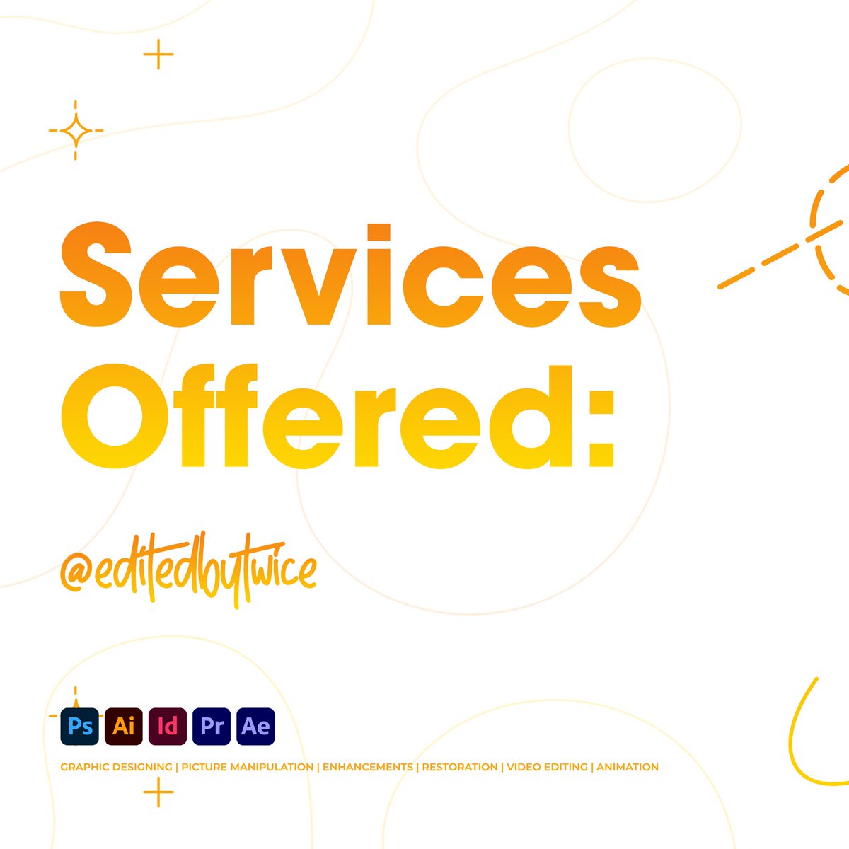 editedbytwice's tweet photo. Transforming ideas into visuals that stand out.
Offering pro graphic design &amp; photo manipulation: logos, flyers, social media, packaging &amp; more.
📩 DM for commissions — limited slots!
#GraphicDesign #PhotoManipulation #CommissionOpen https://t.co/xdagHyZ2f5