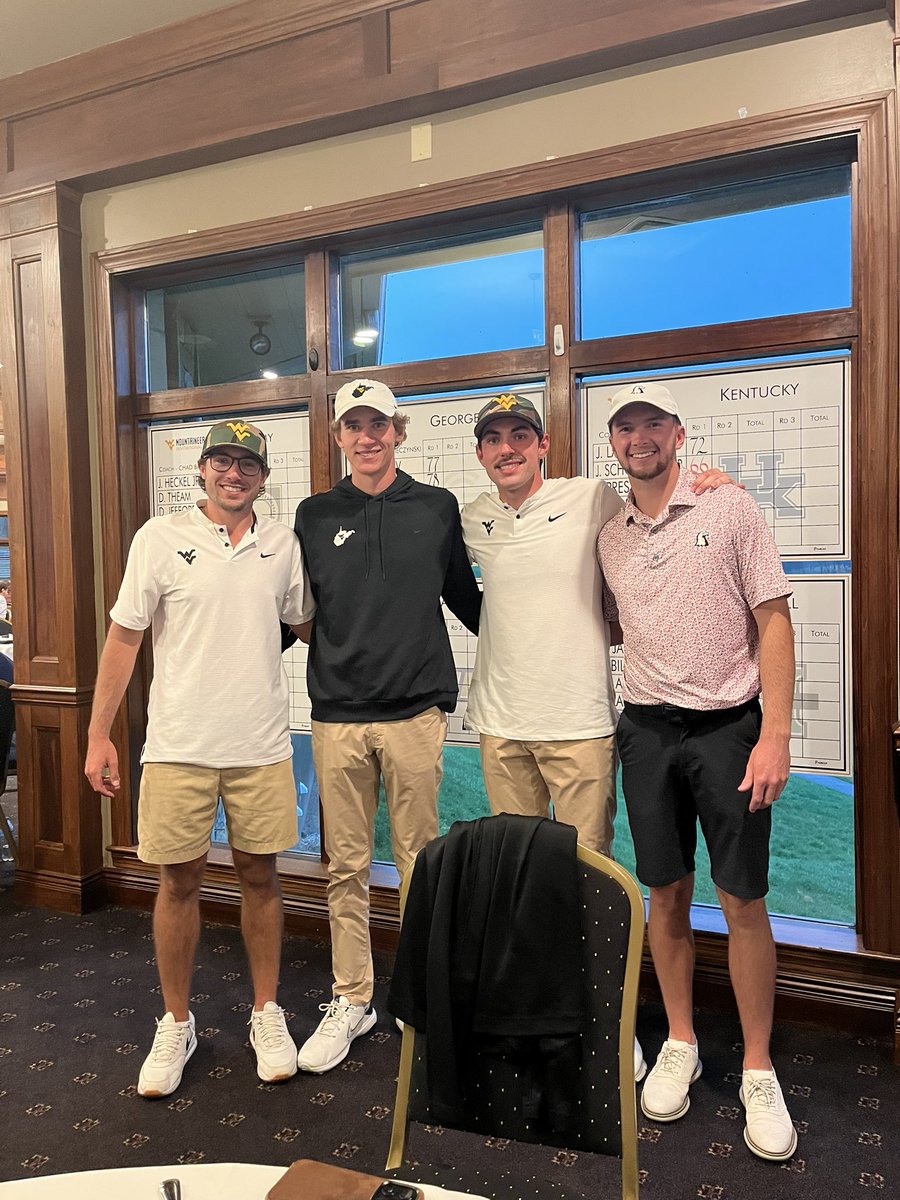 Great being able to compete alongside 3 of my brothers from Knoxville in the Mountaineer Invitational this week. 

Special squad that goes back to Junior golf
