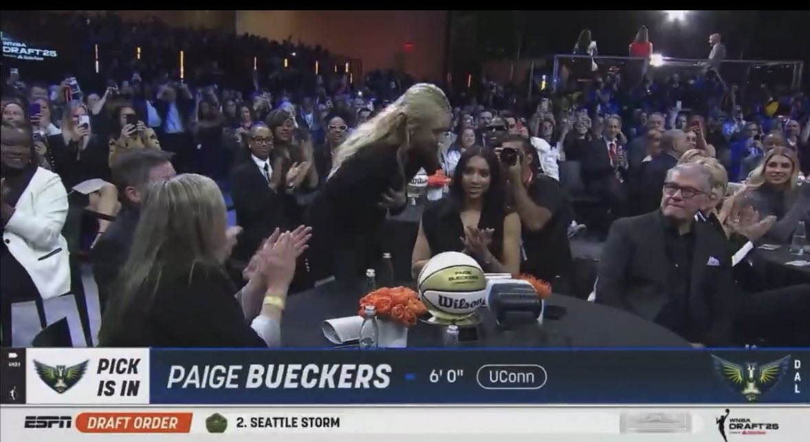 And now she’s officially the #1 Overall Pick in the WNBA draft. One of the greatest tweets ever.